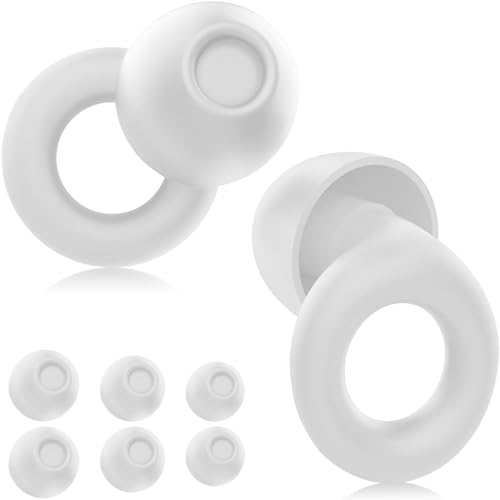 Oídos Tapones de Ruido para Dormir y Concentración - Protección Auditiva Flexible y Reutilizable