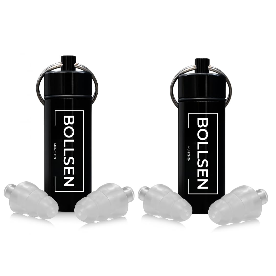  Tapones para dormir Rooth C&P - Silicón anti-ronquidos, 25 dB de reducción del sonido - Cómodos para adultos - Para uso