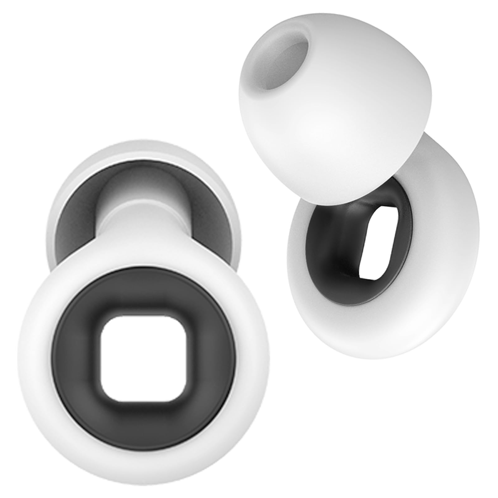  Tapones Antirruido de Silicona Blancos y Negros Oscuros para Dormir en Casa y Fuera
| Tapones Oídos Resistentes al Agua